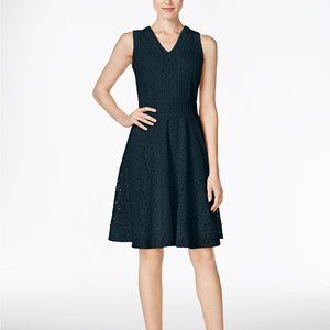 Charter Club Petite Lace Fit & Flare Dress